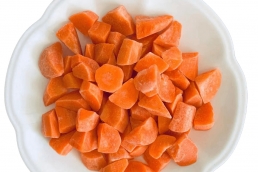 frozen carrot cut